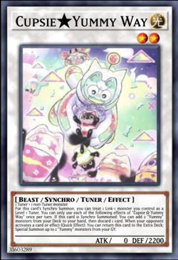 Yugioh Cupsie Yummy Way JUSH-EN019 1st Edition Rare NM Presale - Image 1