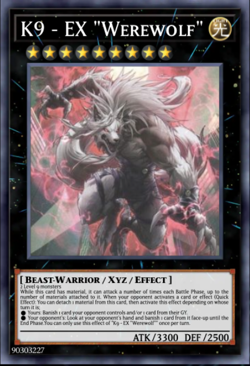 Yugioh K9 - EX "Werewolf" JUSH-EN037 1st Edition Rare NM Presale - Image 1