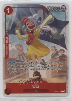 2024 One Piece Card Game: Emperors in the New World OP09 R (Alt Art) Uta 0s9t - Image 1
