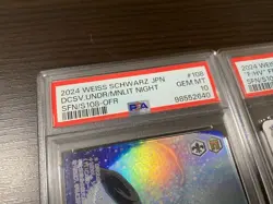 PSA10 Weiss Schwarz Frieren & Himmel Card Lot SSP RR Moonlight JAPAN - Image 4