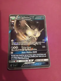Alolan Raticate GX 85/168 Celestial Storm NM Ultra Rare Pokemon Card - Image 1