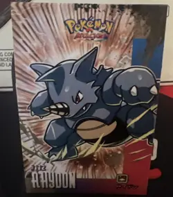 Rhydon #112 - Cracked Ice - Card Database Attacks Gen 1 - Pokemon Card - Image 1
