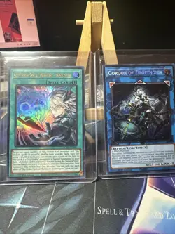 Yugioh 2 Card LOT DUAD-EN069 & DUAD-EN050 HIGH GRADES. Sky Striker & Gorgon - Image 1