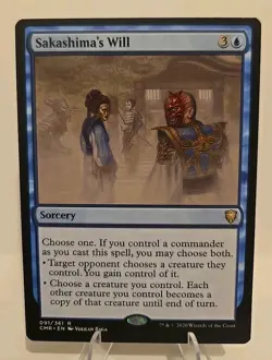 Sakashima's Will MTG Commander Legends Regular - Image 1