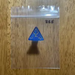🎲 FREE w/10 dice! MTG d4 Spindown Life Counter die Hour of Devastation Blue 365 - Image 1