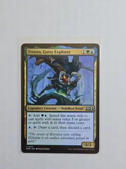 Troyan, Gutsy Explorer - Wilds of Eldraine - LP - MTG Magic - Uncommon Creature - Image 1