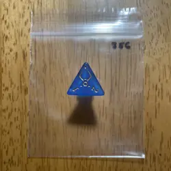 🎲 FREE w/10 dice! MTG d4 Spindown Life Counter die Hour of Devastation Blue 356 - Image 1