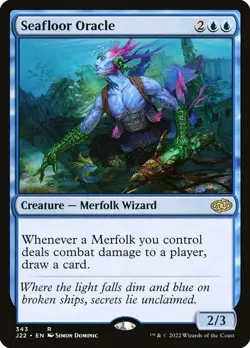 2x Seafloor Oracle Jumpstart 2022 NM MTG - Image 1
