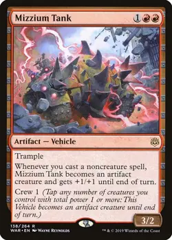 2x Mizzium Tank War of the Spark NM MTG - Image 1