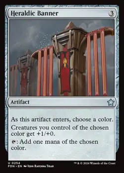 Heraldic Banner FDN NM MTG - Image 1