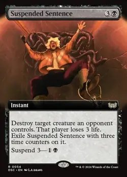 Suspended Sentence - Extended Art DSC NM MTG - Image 1