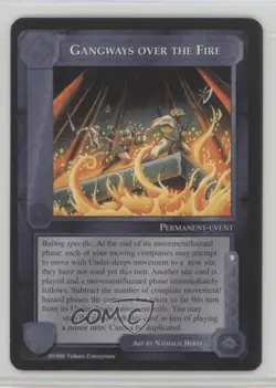 1998 Middle-earth Collectible Card Game - The Balrog Gangways over Fire 0m08 - Image 4