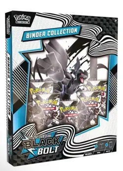 Pokemon Black Bolt and White Flare Binder Collection Bundle Set of 2! 10 Packs! - Image 4