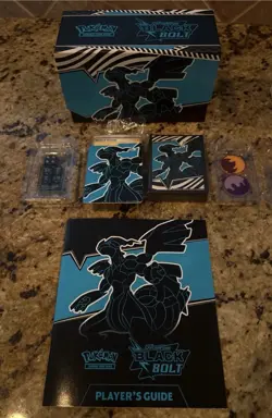 POKEMON TCG BLACK BOLT ETB With Bulk - No Packs - Image 1
