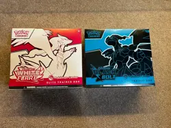 Pokemon Center Exclusive Black Bolt and White Flare ETB - Set of 2 - Sealed! - Image 1