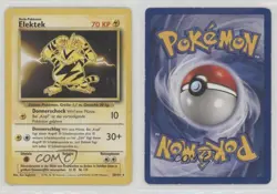 Electabuzz German Pokemon Base Set #20 1999 15fy - Image 3