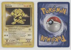 Electabuzz German Pokemon Base Set #20 1999 15fy - Image 3