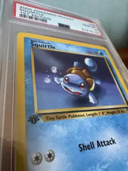 2000 Pokemon Rocket Squirtle 1st Edition PSA 10 GEM MINT - Image 2