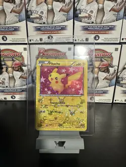 Lot Of 2 Pokemon Pikachu 2013 Holo & 2015 Base - Image 1
