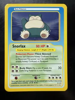 Pokemon Funskool Snorlax from India 2004 Very Rare (LP) - Image 1