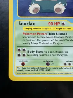 Pokemon Funskool Snorlax from India 2004 Very Rare (LP) - Image 4