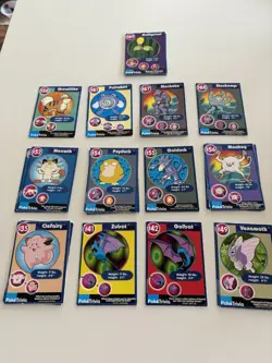Lot of 103 Vintage Burger King PokeTrivia Pokemon Cards - Charizard Raichu - Image 4