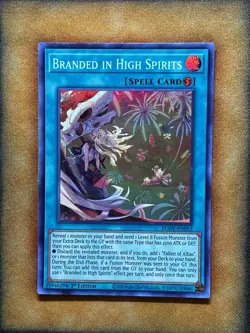 Yugioh Branded In High Spirits BODE-EN055 Super Rare 1st Ed NM - Image 1