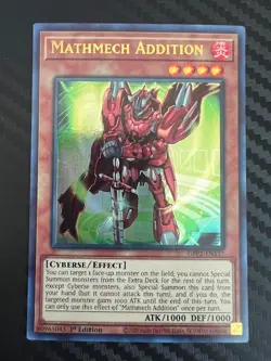 Yugioh Mathmech Addition GFP2-EN117 Ultra Rare 1st Edition LP - Image 1