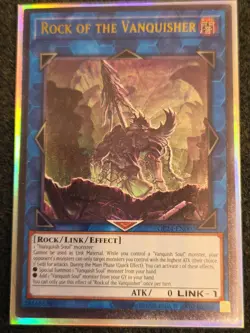 Rock of the Vanquisher OP24-EN002 Ultimate Rare Yugioh NM - Image 1