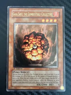 Yugioh Gaia Soul The Combustible Collective RDS-EN028 Ultimate Rare 1st Ed MP/HP - Image 1