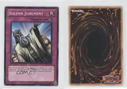 Solemn Judgment 1st Ed. YuGiOh Lost Sanctuary Structure Deck #SDLS-EN038 2i2 - Image 3