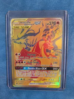 Reshiram & Charizard GX 2021 Sun and Moon Promo Card SM247 - Image 1