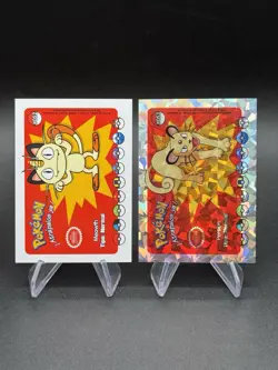 Meowth Persian Cracked Ice Holo Who’s That Pokemon Card Set Peru Us Seller - Image 1