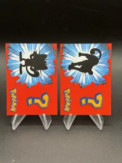 Meowth Persian Cracked Ice Holo Who’s That Pokemon Card Set Peru Us Seller - Image 2