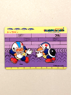 Chargin' Chuck - Super Mario World - Nintendo Topsun Top Card Japanese - Image 1