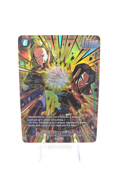 Android 17/18 FB01-078 1st Anniversary Promo Alternate Art Dragon Ball Card Fusi - Image 1