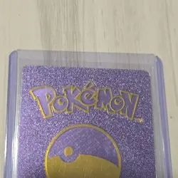 Pokemon Pikachu Mega Rayquaza Purple Foil Holo Textured Fan Art Card Nintendo - Image 5