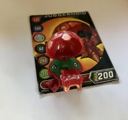 Bakugan Juggernoid B1Classic Pyrus 350g Battle Brawlers + Juggernoid card HP - Image 1