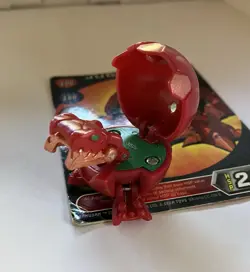 Bakugan Juggernoid B1Classic Pyrus 350g Battle Brawlers + Juggernoid card HP - Image 3
