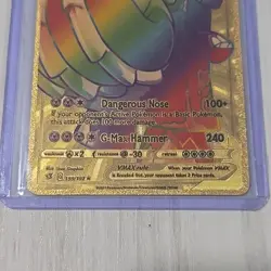 Copperajah Vmax 199/192 Rebel Clash NM Full Art Secret Rainbow Rare Pokemon Card - Image 3