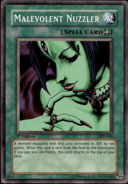 Malevolent Nuzzler SYE-036 Yu-Gi-Oh! Card 1st Edition - Image 1