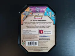 EMPTY Pokemon Champions Machamp Collector Card Storage Tin Nintendo 2016 NO CARD - Image 4