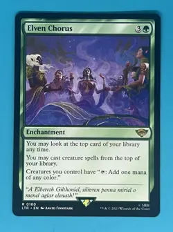 Mtg Lord Of The Rings Elven Chorus Regular - Image 1