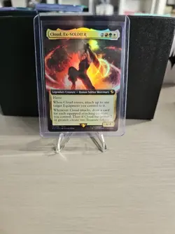 Cloud, Ex-SOLDIER (Extended Art) Commander: MtG FINAL FANTASY Foil - Image 1