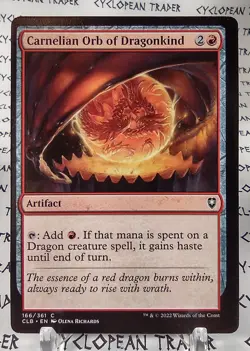 CARNELIAN ORB OF DRAGONKIND mtg OFFCENTER Error Commander Baldurs Gate Common - Image 1