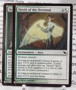 SHIELD OF THE OVERSOUL mtg INK ERROR The List Common - Image 1