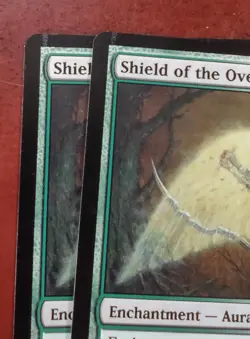 SHIELD OF THE OVERSOUL mtg INK ERROR The List Common - Image 2