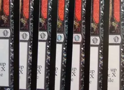 VILE REQUIEM mtg INK ERROR Commander 2013 Unc Gold-ish Symbol - Image 2