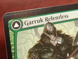 GARRUK RELENTLESS // VEIL-CURSED mtg DAMAGED Innistrad Remastered Mythic - Image 3