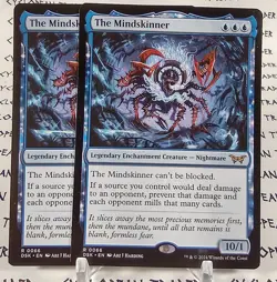 THE MINDSKINNER mtg DAMAGED Duskmourn: House of Horror Rare - Image 1